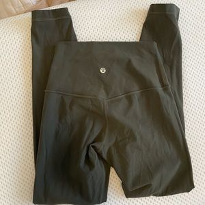 Lululemon Dark Olive Align 25”
